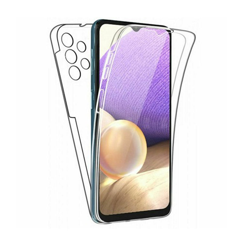 Θήκη Σιλικόνης Μπρος/Πίσω για Samsung Galaxy A73 5G - Διάφανη - Image 1