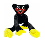 Huggy Wuggy Βελούδινη Κούκλα 40cm - Μαύρο