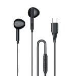 Awei PC-1T Type C Analog Interface Earphone Mini Stereo Semi In-Ear Earphones Headset With Mic