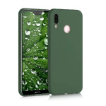 Θήκη Σιλικόνης Soft TPU Back Cover Για Huawei P20 Lite - Πράσινο Σκούρο