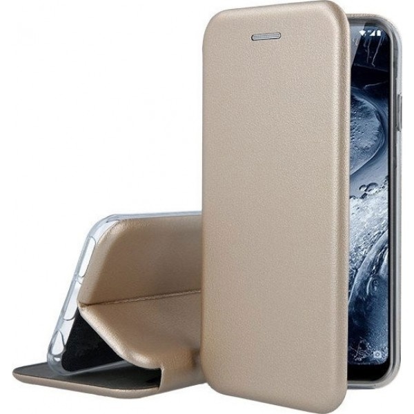 OEM Θήκη Βιβλίο Smart Magnet Elegance για Samsung Galaxy A41 A415F Χρώμα: Χρυσό - Image 1