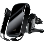 Baseus Βάση Κινητού Αυτοκινήτου Bracket Air Vent Holder Qi Charger με Ρυθμιζόμενα Άγκιστρα και Ασύρματη Φόρτιση