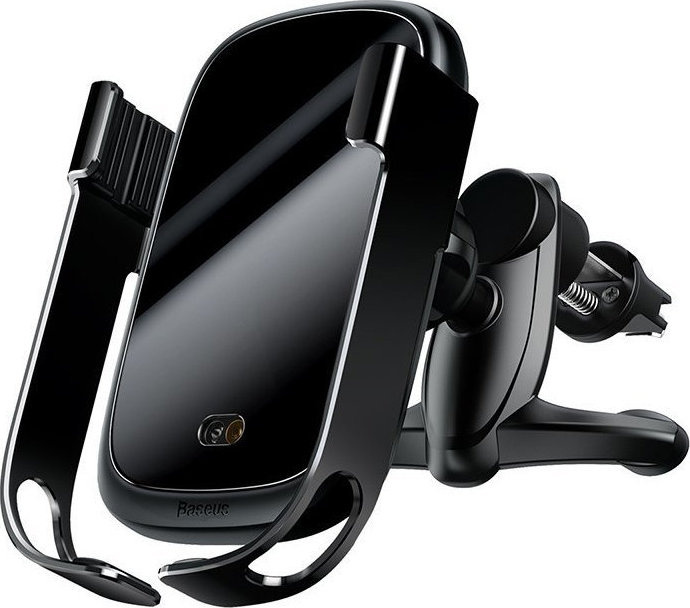 Baseus Βάση Κινητού Αυτοκινήτου Bracket Air Vent Holder Qi Charger με Ρυθμιζόμενα Άγκιστρα και Ασύρματη Φόρτιση - Image 1