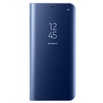 OEM Θήκη Clear View Stand Cover για Xiaomi Mi 9 Lite - Μπλέ