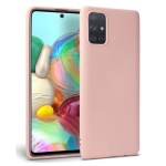 Θήκη Σιλικόνης Soft TPU Back Cover | Samsung A51 Απαλό Ροζ