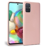 Θήκη Σιλικόνης Soft TPU Back Cover | Samsung A71 Απαλό Ροζ