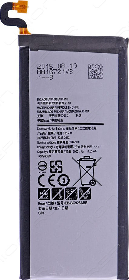 20200316153929_a6592379 Μπαταρία Για Samsung OEM EB-BG928 - 3,85V/3000 mAh για S6 EDGE PLUS (Bulk) - Image 1