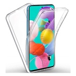 Θήκη Σιλικόνης Μπρος/Πίσω | Samsung A51 Διάφανη