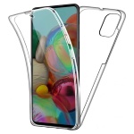 Θήκη Σιλικόνης Μπρος/Πίσω | Samsung A71 Διάφανη