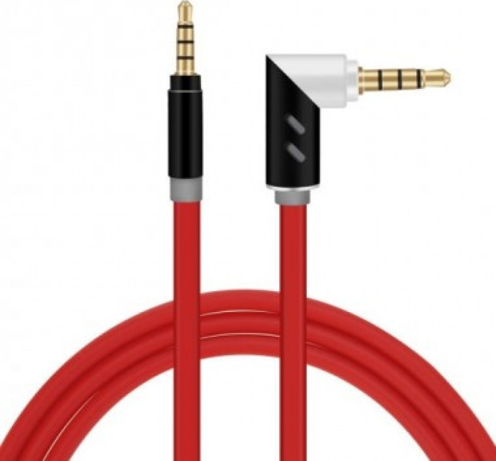 QIHANG Cable 3.5mm male - 3.5mm male Κόκκινο 1.5m (M06) - Image 1
