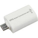 ΑΝΤΑΠΤΟΡΑΣ OTG MICRO USB ΣΕ ΥΠΟΔΟΧΗ USB OEM YHL-T68 WHITE
