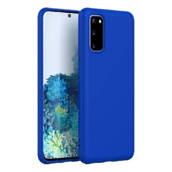 Θήκη Σιλικόνης Soft TPU Back Cover | Samsung S20 Μπλέ - Image 1