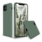 Θήκη Σιλικόνης Soft TPU Back Cover | Iphone 11 Πράσινο Σκούρο
