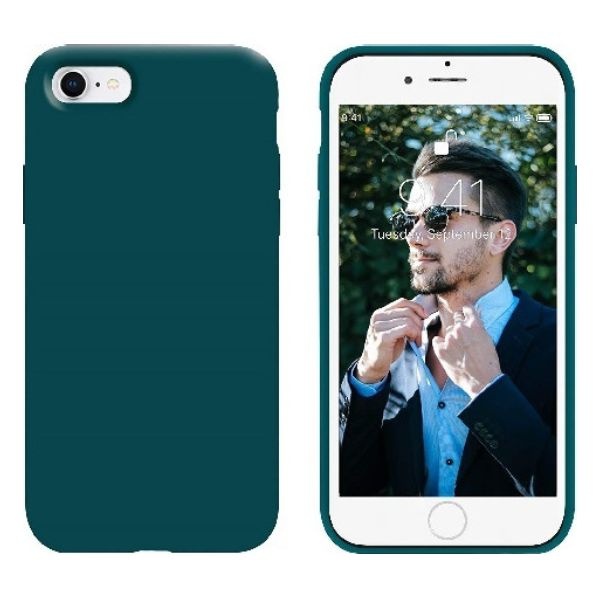 Θήκη Σιλικόνης Soft TPU Back Cover iPhone 8 | Iphone 7/8 Πράσινο Σκούρο - Image 1