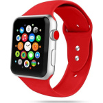 Silicone Band Λουράκι OEM για (Apple Watch 42/44/45mm) – Κόκκινο