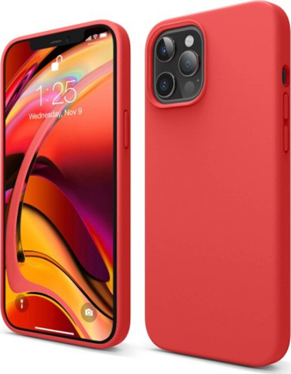 Θήκη Σιλικόνης για iPhone 12/12 Pro 6.1'' - Κόκκινο - Image 1
