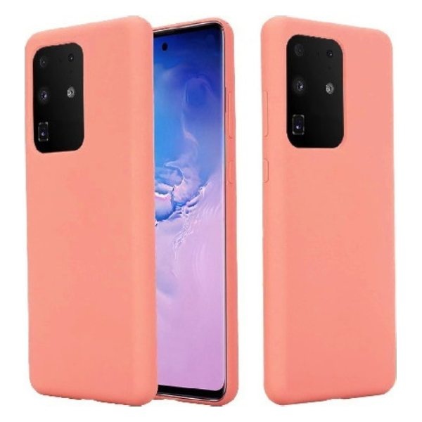 Θήκη Σιλικόνης Soft TPU Back Cover | Samsung S20 Ultra Ροζ Ανοιχτό - Image 1
