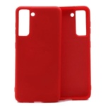 OEM Θήκη Σιλικόνης Soft TPU Back Cover | Samsung S21 Ultra Κόκκινο