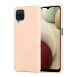 OEM Θήκη Σιλικόνης Soft TPU Back Cover | Samsung A12 Metallic Χρυσό