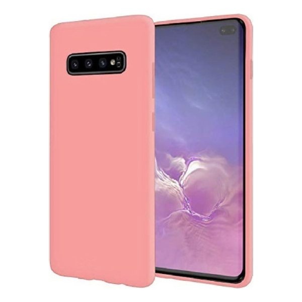 Θήκη Σιλικόνης Soft TPU Back Cover | Samsung S10 Plus Ροζ - Image 1