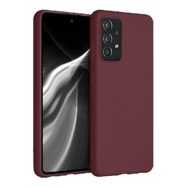 OEM Θήκη Σιλικόνης Soft TPU Back Cover | Samsung A52 Μπορντό - Image 1