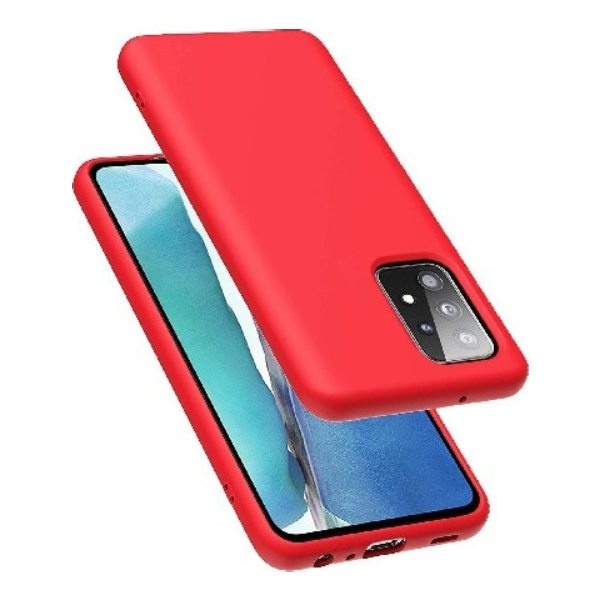 OEM Θήκη Σιλικόνης Soft TPU Back Cover | Samsung A52 Κόκκινο - Image 1