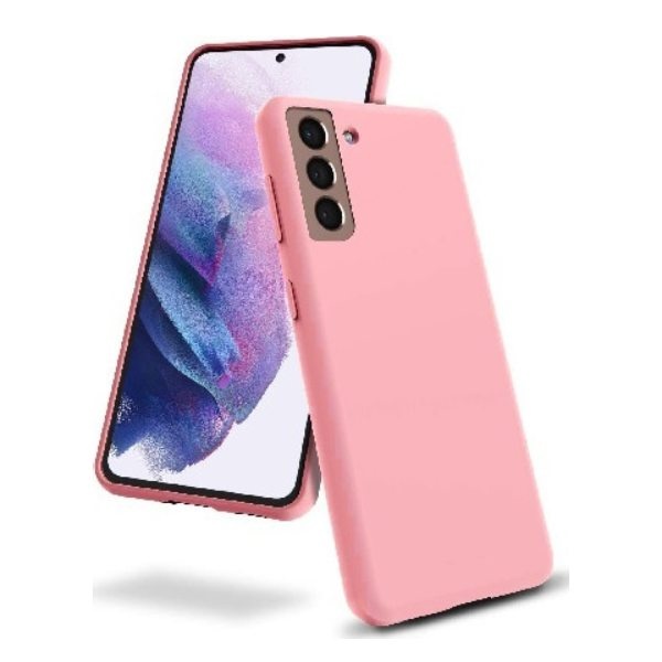 OEM Θήκη Σιλικόνης Soft TPU Back Cover | Samsung S21 Plus Ροζ Ανοιχτό - Image 1