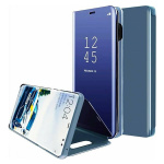 OEM Θήκη Clear View Stand Cover για Xiaomi Redmi Note 10 Pro/10 Pro Max - Μπλέ