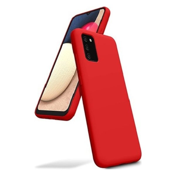OEM Θήκη Σιλικόνης Soft TPU Back Cover | Samsung A02S/M02S/F02S Κόκκινο - Image 1