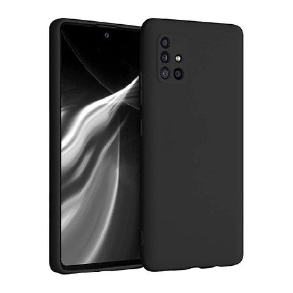 Θήκη Σιλικόνης Soft TPU Back Cover | Samsung A51 Μαύρο - Image 1