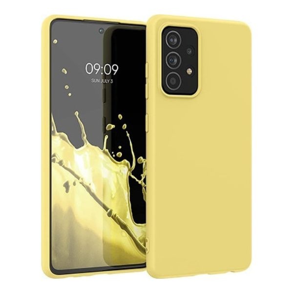 Θήκη Σιλικόνης Soft TPU Back Cover | Samsung A52 Κίτρινο - Image 1