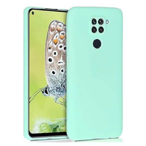Θήκη Σιλικόνης Soft TPU Back Cover για Xiaomi Redmi Note 9 - Τιρκουάζ - Image 1