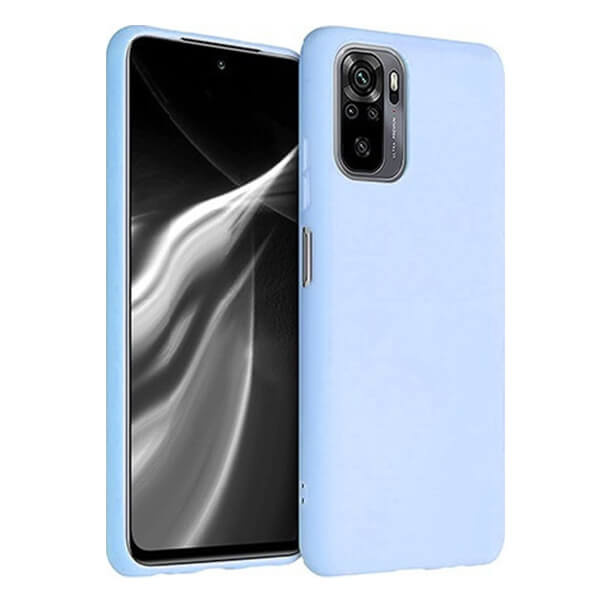 Θήκη Σιλικόνης Soft TPU Back Cover για Xiaomi Redmi Note 10/10S/POCO M5S - Γαλάζιο - Image 1