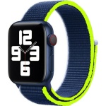 Λουράκι Υφασμάτινο Loop Type Sport για Apple Watch Series 42 / 44 / 45mm – Dark Blue