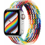 Υφασμάτινο Λουράκι OEM Pride Rainbow Braided Solo Loop Apple watch 42/44/45mm