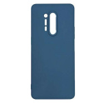 Θήκη Σιλικόνης Matt για OnePlus 8 Pro - Σκούρο Μπλε