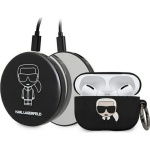 Karl Lagerfeld KLBPPBOAPK Ikonik Θήκη για Apple Airpods Pro + PowerBank 2000mAh - Black