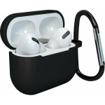 Θήκη Σιλικόνης με Γάντζο σε Μαύρο χρώμα για Apple AirPods 3
