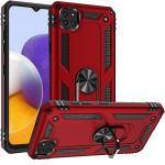 Θήκη Motomo Tough Armor With Ring για Samsung Galaxy A22 5G - Κόκκινο