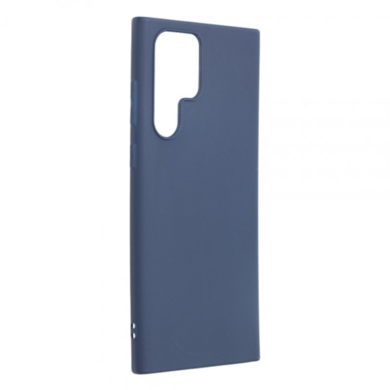 Θήκη Σιλικόνης Back Cover για Samsung Galaxy S22 Ultra - Μπλε - Image 1
