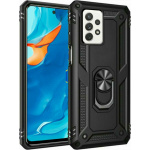 Θήκη Motomo Tough Armor With Ring για Samsung Galaxy A72 - Μαύρο