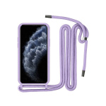 OEM Back Cover Σιλικόνης με Λουράκι για Xiaomi Redmi 9C - Λιλά
