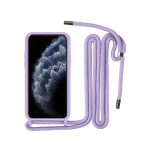 Θήκη Σιλικόνης Back Cover Με Λουράκι για Xiaomi Redmi 9A/9i/9AT - Λιλά