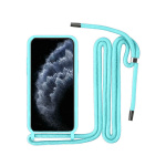 Θήκη Σιλικόνης Back Cover Με Λουράκι για Xiaomi Redmi 9A/9i/9AT - Γαλάζιο