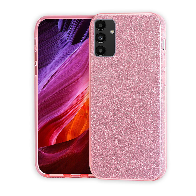 Θήκη Σιλικόνης Caselab Glitter για Samsung Galaxy A13 4G - Ροζ Χρυσό - Image 1