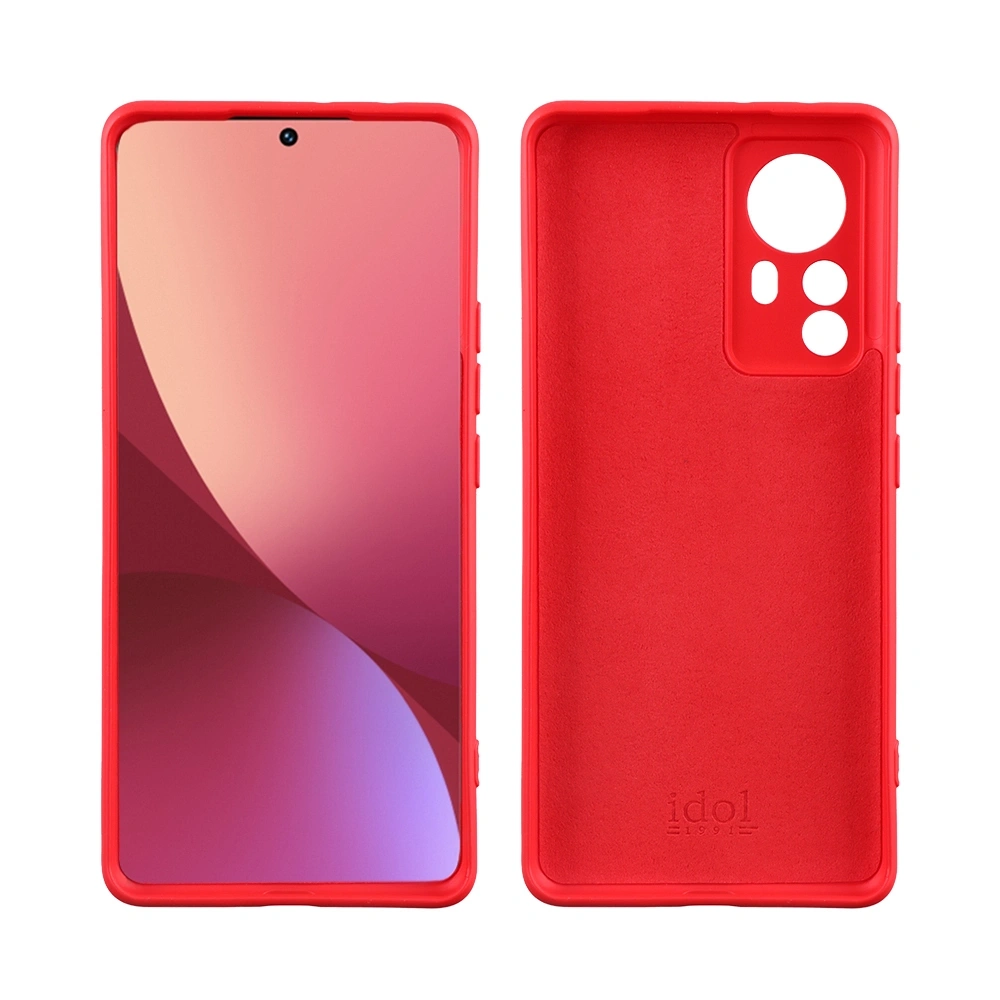 OEM Θήκη Σιλικόνης Soft TPU Back Cover για Xiaomi Mi 12 Pro - Κόκκινο - Image 1