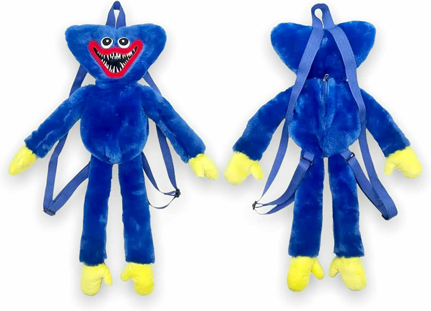 Παιδικό σακίδιο πλάτης Backpack Λούτρινο Huggy Wuggy Blue 45cm - Image 1