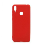 Θήκη Σιλικόνης Soft TPU Back Cover Για Huawei Y7 2019 - Κόκκινο