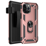 Θήκη Motomo Tough Armor With Ring για Apple iPhone 13 Pro Max - Ροζ Χρυσό