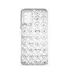 Θήκη Σιλικόνης με Emoji για Samsung A02S/A03S - Διαφανές